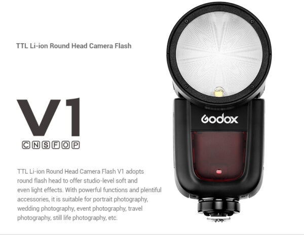 GODOX V1 V1-S Flash for Sony Cameras