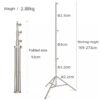 WT-809 stainless steel light stand