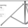 WT-809 stainless steel light stand