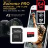 SanDisk Extreme PRO microSDXC UHS-I A2 V30 + Adapter