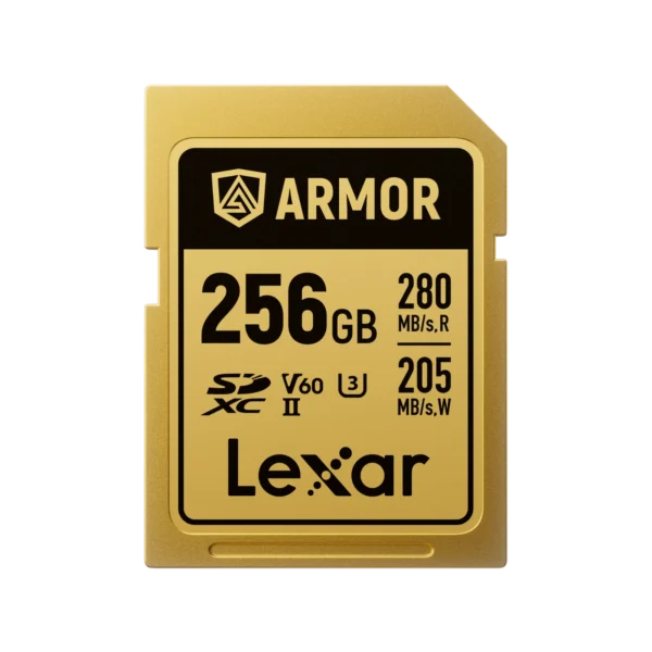 Lexar ARMOR SD 256GB Gold Pro 280MB/s V60