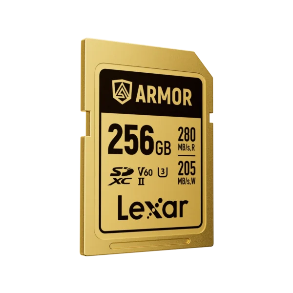 Lexar ARMOR SD 256GB Gold Pro 280MB/s V60