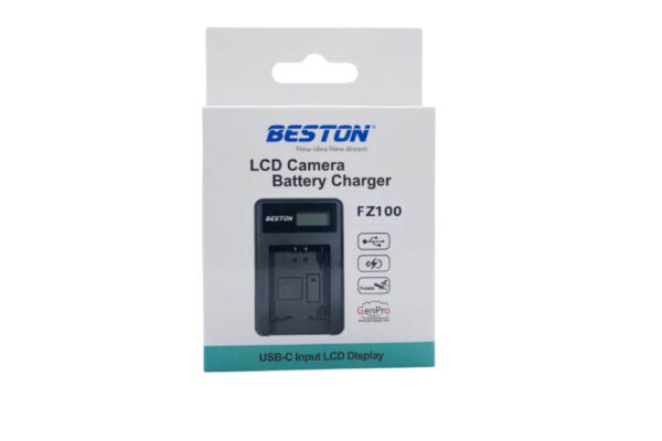 BESTON FZ100 LCD Charger (Type-C) for Sony Camera Batteries