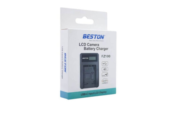 BESTON FZ100 LCD Charger (Type-C) for Sony Camera Batteries