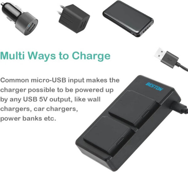 BESTON LP-E10 USB Double Charger for Canon