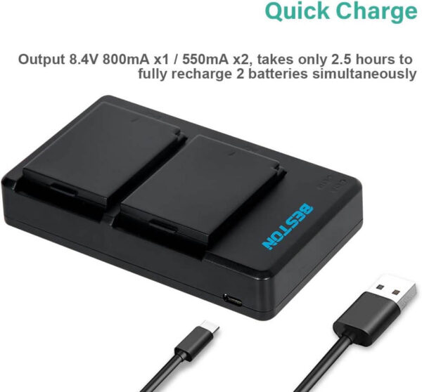 BESTON LP-E10 USB Double Charger for Canon