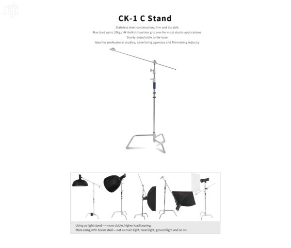 Professional C-Stand with Boom Arm k-1f
