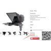 FeelWorld TP2A Portable Teleprompter for Smartphone/Tablet/DSLR
