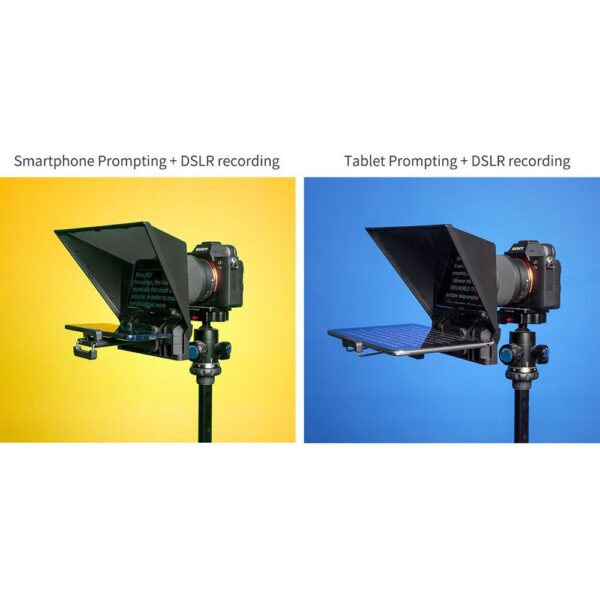 FeelWorld TP2A Portable Teleprompter for Smartphone/Tablet/DSLR