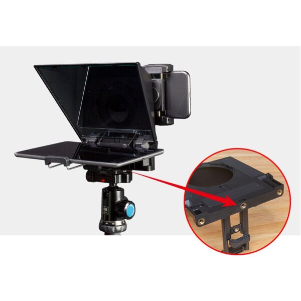 FeelWorld TP2A Portable Teleprompter for Smartphone/Tablet/DSLR