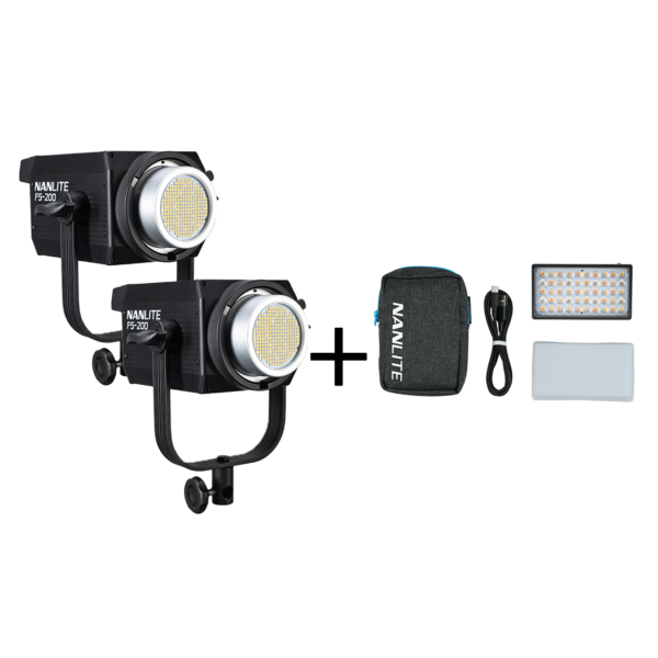 Nanlite FS-200Bi (Buy 1 Get 1 FREE) + Nanlite LitoLite 5C