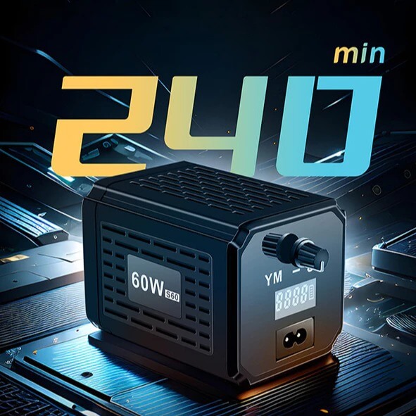 Ym-s60 60w Bi-color Cob Light Rechargeable