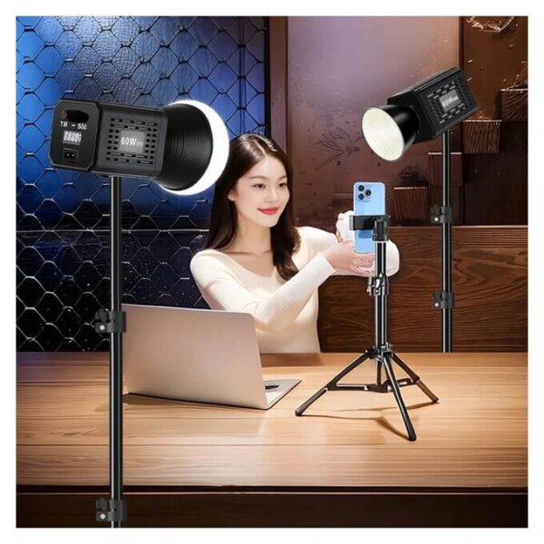 Ym-s60 60w Bi-color Cob Light Rechargeable