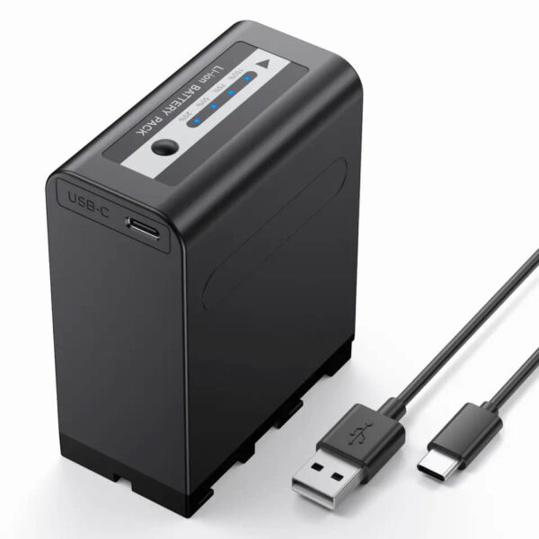 Beston NP-F970 PD 30W 10500mAh 7.2v Digital USB Rechargeable Lithium ion Battery For Sony