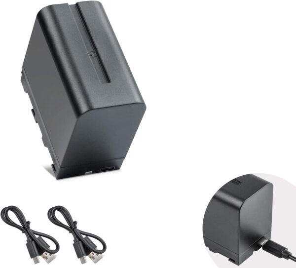 BESTON NP F970-Micro USB Battery for Sony