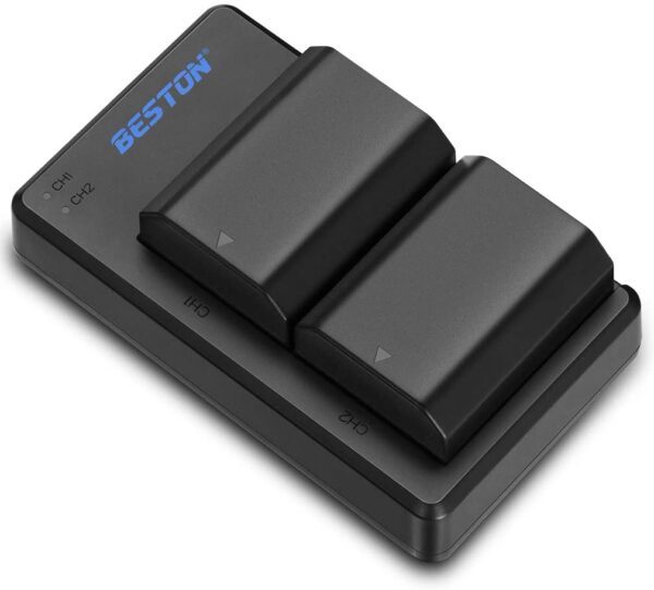 BESTON NP-FZ100 Battery Pack Compatible with Firmware 2.0 Sony A7III, A7RIII, A9, Alpha A7 III, A7R3 Digital Cameras