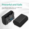 BESTON NP-FZ100 Battery Pack Compatible with Firmware 2.0 Sony A7III, A7RIII, A9, Alpha A7 III, A7R3 Digital Cameras