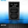 BESTON FZ100 LCD Dual USB Charger (Micro USB Type-C) for Sony Camera Batteries NP-FZ100 NPFZ100