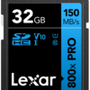 Lexar High-Performance 800x PRO SDHC™/SDXC™cards BLUE Series