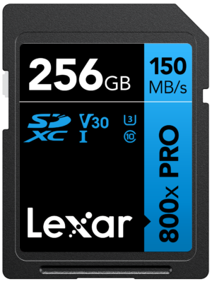 Lexar High-Performance 800x PRO SDHC™/SDXC™cards BLUE Series