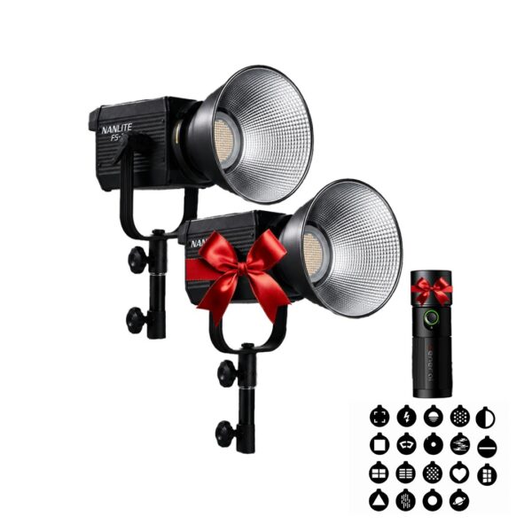 Nanlite FS-200Bi (Buy 1 Get 1 FREE) + GB-288 Optical Snoot