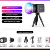 YM-S60 RGB COB Light – 18600mAh Rechargeable LED Video Light with 20 Effects