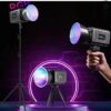 YM-S60 RGB COB Light – 18600mAh Rechargeable LED Video Light with 20 Effects