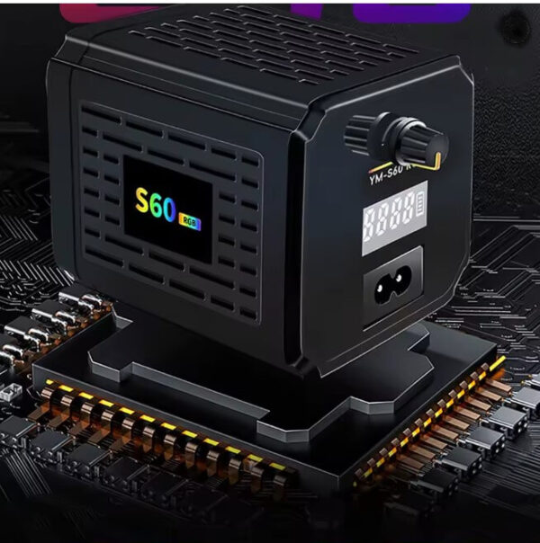 YM-S60 RGB COB Light – 18600mAh Rechargeable LED Video Light with 20 Effects