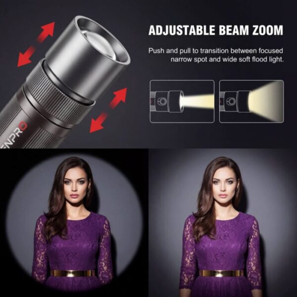 Genpro DT25 25W LED light with Professional Lighting Shapes (Gobos)