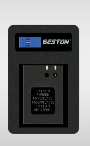 BESTON NP-F550 /NP-F570 USB Charger for Sony