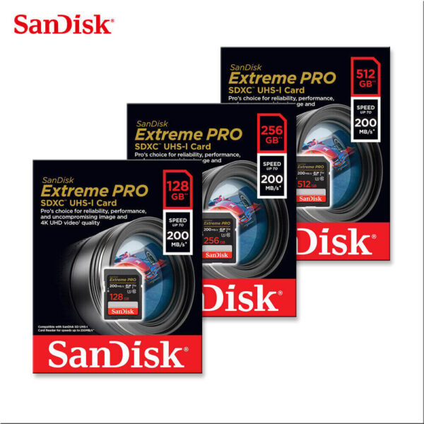 SanDisk Extreme PRO SDXC UHS-I V30 Memory Card