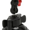 Universal 360° Camera Suction Cup Mount with Magic Arm | 1/4"-20 Vacuum Mount for DSLR, Mirrorless & Action Cameras