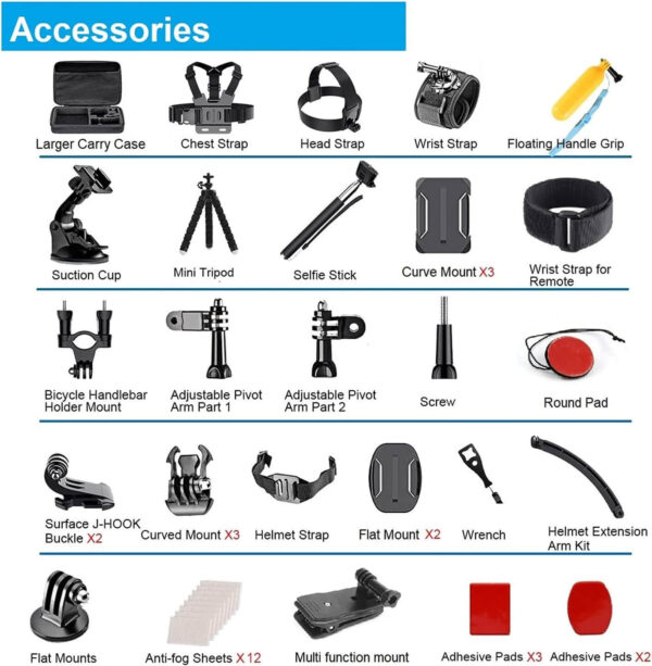 GoPro 50-Sets Accessories