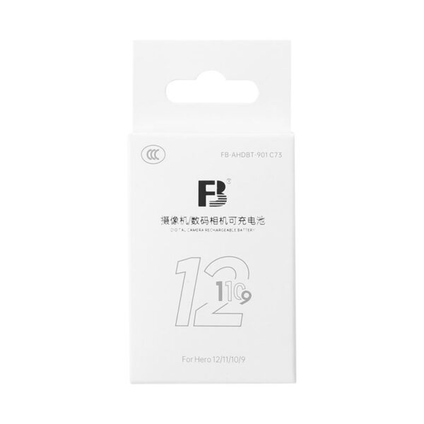 FB AHDBT-901 C73 Rechargeable Battery for GoPro HERO 12 / 11 / 10 / 9
