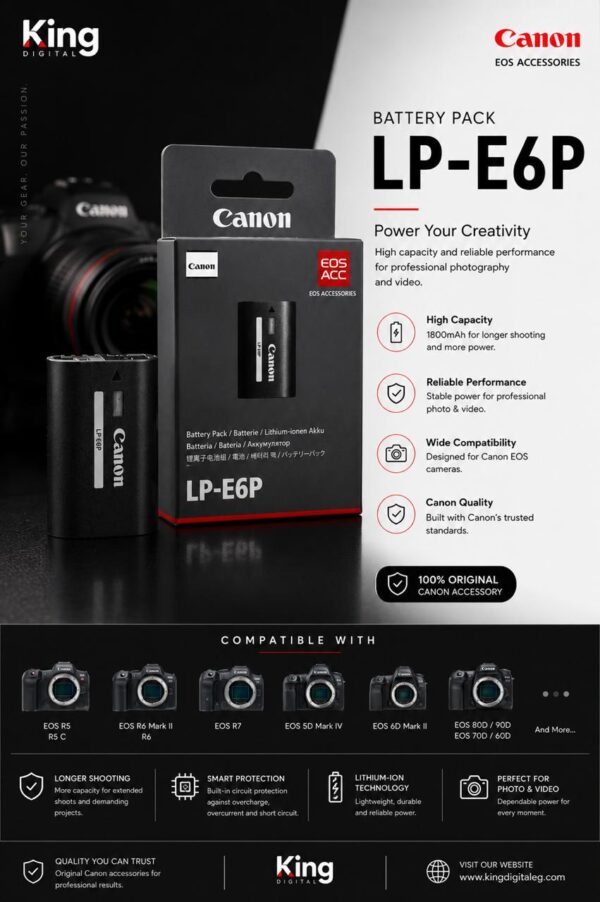 Canon Battery LP-E6P