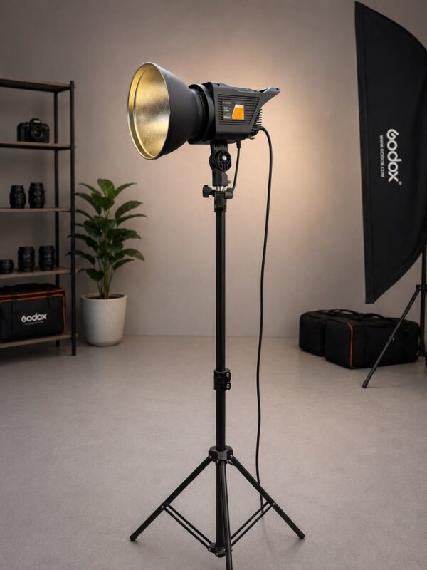 Head Light 200W Plokama + Light Stand + Head Reaflector   / هيد بلوكاما 200 واط +ستاند +  هيد ريفليكتور