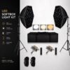 LED Soft Box Light Kit + Grid