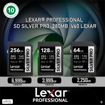 lexar professional SD silver pro 64MB V60