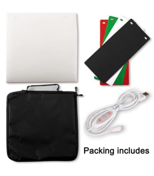 WhatsApp Image 2026-08-05 at 5.15.48 PM (4) light tent 40*40 ( 2 LED ) / بوكس تصوير منتجات